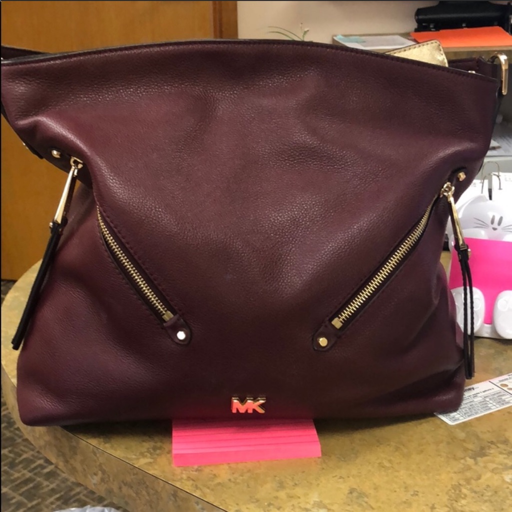 Micheal Kors Oxblood Purse